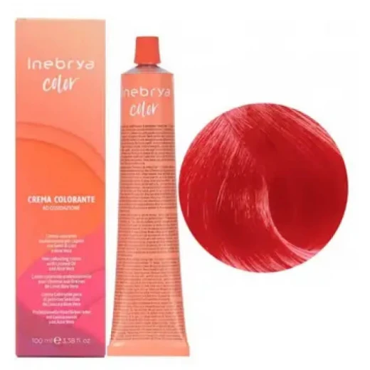 Крем-краска для волос Inebrya Сolor Corrector red крем-корректор красный, 100 ml