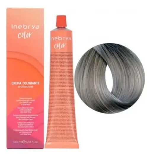Крем-краска для волос Inebrya Сolor серебро, 100 ml