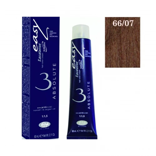 Lisap Easy Absolute 3, 66/07 глазированный каштан, 60 ml НФ-00010983