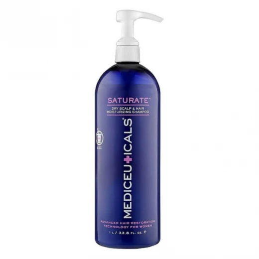 
                Mediceuticals Шампунь для женщин против выпадения сухих волос Advanced Hair Restoration Technology Women Saturate, 1000 мл