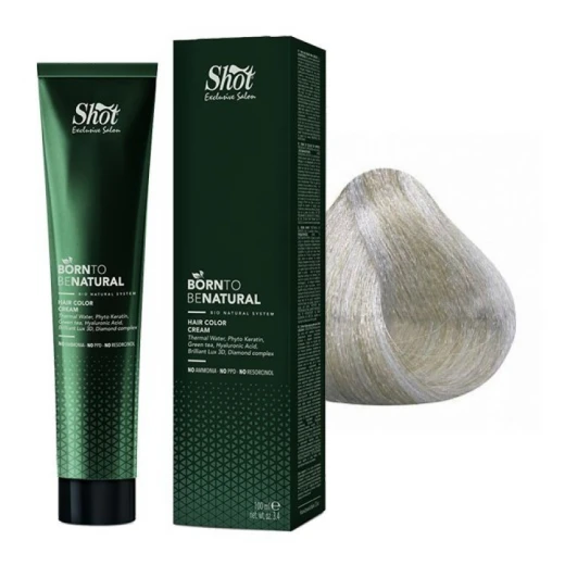 Shot Born to be NATURAL 0,19J перламутровий (антиоранжевий) б\аміаку, 100 ml