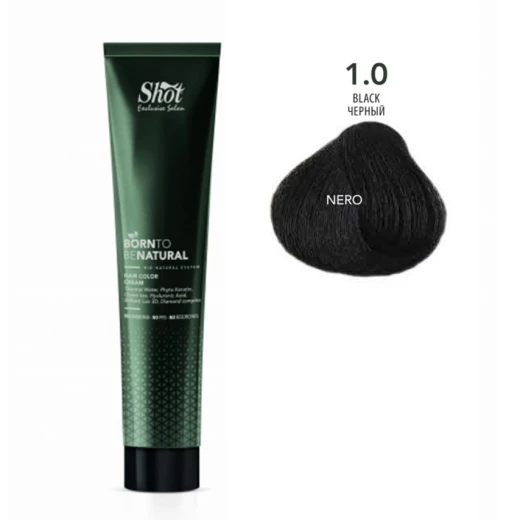 Shot Born to be NATURAL 1.0  чорний б\аміаку, 100 ml