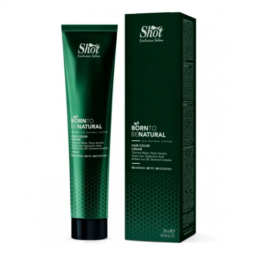 Shot Born to be NATURAL 10.1EX  екстра блонд попелястий б\аміаку, 100 ml