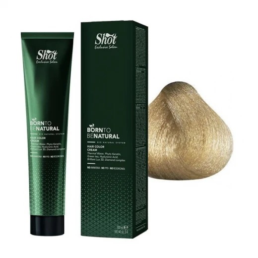 Shot Born to be NATURAL 10.32 яскравий блонд бєжевий б\аміаку, 100 ml