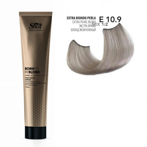 Shot Born to be BLOND 10.9 EX екстра яскравий блонд перламутровий, 100 ml НФ-00015578