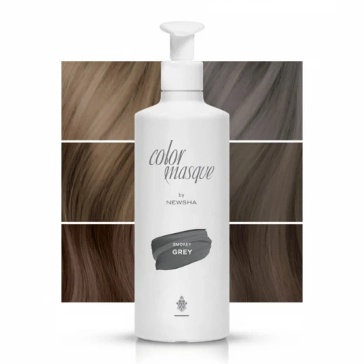 
                NEWSHA ЦВЕТНАЯ МАСКА Дымчатый серый Color Masque Smokey Grey, 500 ml