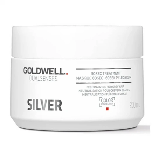 
                Goldwell Маска DSN Silver 60 сек.  для освітленого та сивого волосся, 200 ml
