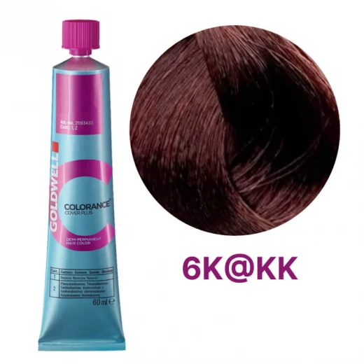 Краска тонирующая Colorance Cover Plus 6K@KK бриллиантовый медный с интенсивным сиянием, 60 мл.