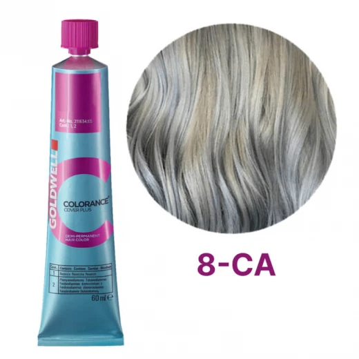 Краска тонирующая Colorance Cover Plus 8-CA холодный пепельный блонд, 60 мл.