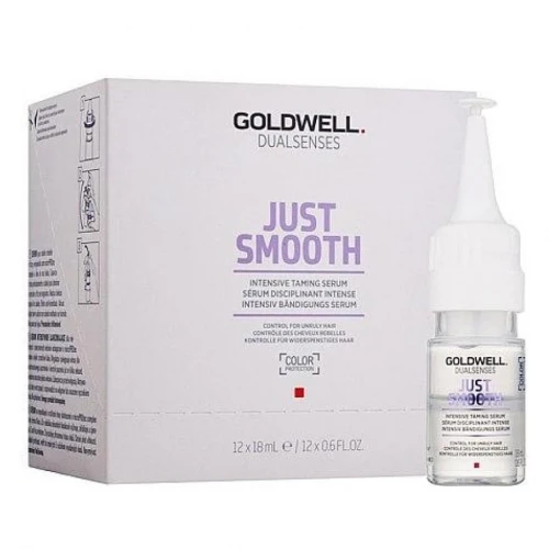 Goldwell Сыворотка DSN NEW Just Smooth разглаживающая для непослушных и вьющихся волос 12*18 мл НФ-00022199