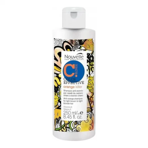 Nouvelle Orange Killer Shampoo Шампунь проти жовтизни помаранчевого відтінка волосся, 250 ml