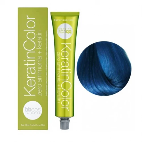 Bbcos KERATIN COLOR краска для волос 7000 корректор синий, 100 ml 8051566445714
