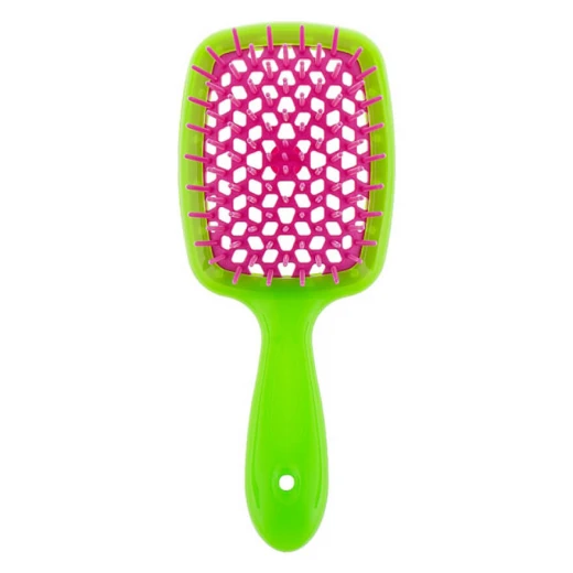 Janeke Superbrush зеленый с малиновым