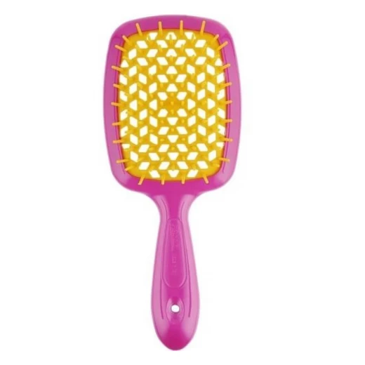 Janeke Superbrush SMALL розовая с желтым
