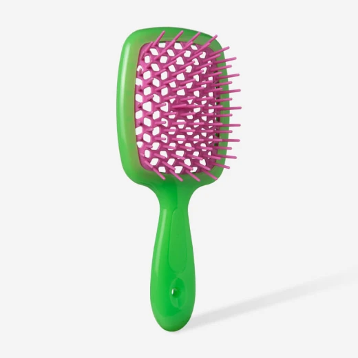 Janeke Superbrush SMALL салатовая с малиновым