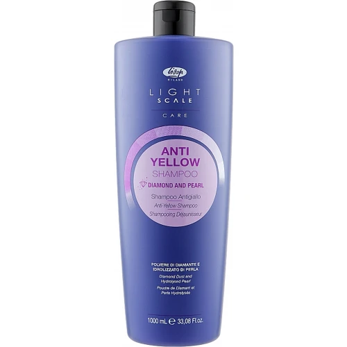 Lisap Silver Care Шампунь для осветленных и седых волос с анти-желтым эффектом, 1000 мл НФ-00019666