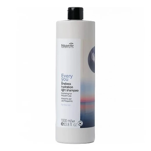 Nouvelle Every you Endless Hydration Light Shampoo Зволожуючий шампунь для частого  використання для тонкого волосся, 1000 ml
