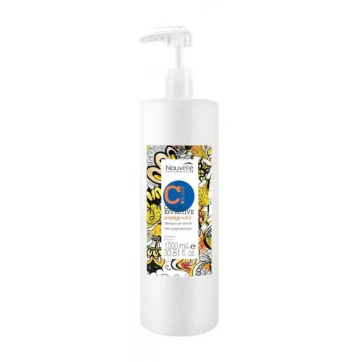 Nouvelle Orange Killer Shampoo Шампунь проти жовтизни помаранчевого відтінка волосся, 1000 ml
