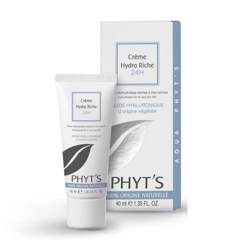 PHYT'S Crème Hydra Riche 24H Aqua Крем Риш для сухой кожи с длительным увлажняющим эффектом, 40 g НФ-00027033