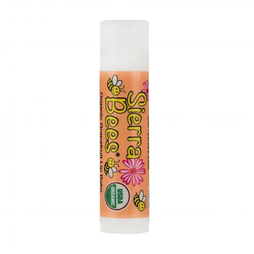 Sierra Bees Бальзам для губ Organic Lip Balm органический Грейпфрут, 4.25 g НФ-00028181
