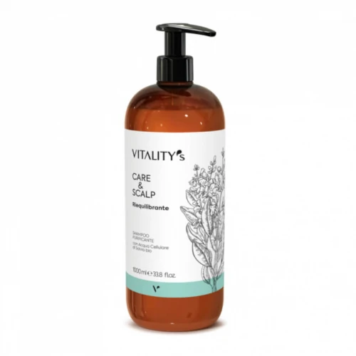 Vitality's Purifying Shampoo Восстанавливающий очищающий шампунь с клеточной водой органического шалфея, 1000 ml 28559