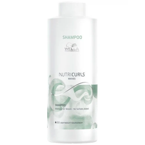 Wella Professionals Nutricurls Waves Detangling Shampoo No Sulfates Безсульфатний шампунь для кучерявого волосся, 1000 ml