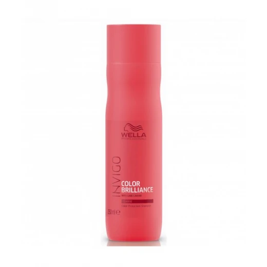 Wella Professionals Invigo Brilliance Coarse Шампунь для яркости окрашенных жестких волос с икрой лайма, 300 ml
