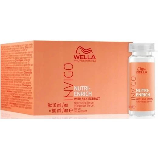  Wella Professionals Invigo Nutri-Enrich Nourishing Serum Живильна сироватка-догляд з екстрактом шовку, 8*10 ml