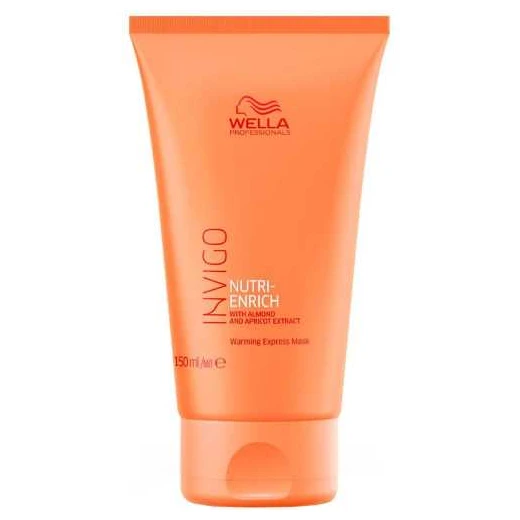  Wella Professionals Invigo Nutri-Enrich Warming Express Mask Термоактивная маска с экстрактом миндаля и абрикоса, 150 ml