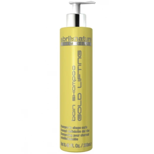 Шампунь із стволовими клітинами для кучерявого волосся - Abril et Nature Gold Lifting Bain Shampoo, 250 ml