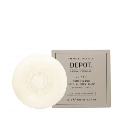 
                Depot 610 Мыло энергетическое для волос и тела, 70 g