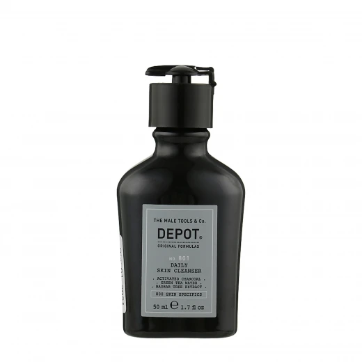 
                Depot Гель очищающий для лица и шеи для ежедневного применения Depot No 801 Daily Skin Cleanser, 50 ml