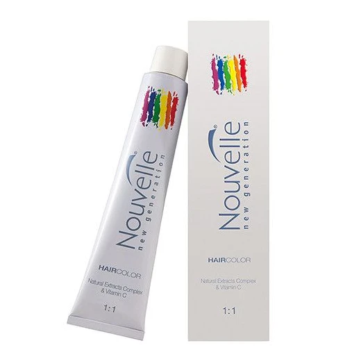 Крем-фарба для волосся Nouvelle Hair Color 4.62 коричневий матово-червоний 100 мл