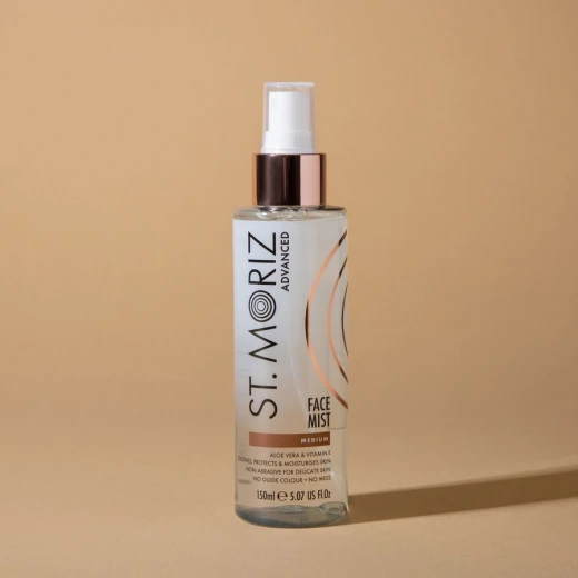 Автобронзат-спрей для обличчя St Moriz Advanced Gradual Self Tanning Face Mist Medium,  150ml
