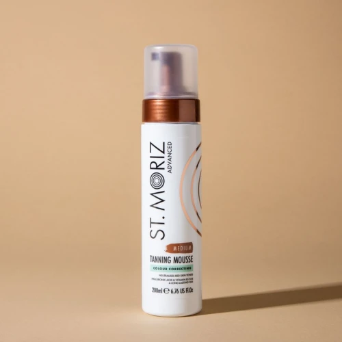 Автобронзат-мусc для средней кожи St Moriz Advanced Colour Correcting Mousse Medium 200ml 5060427357366