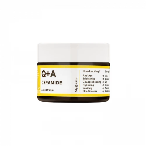 Захисний крем для обличчя з керамідами Q+A Ceramide Cream 50g 5060486264377