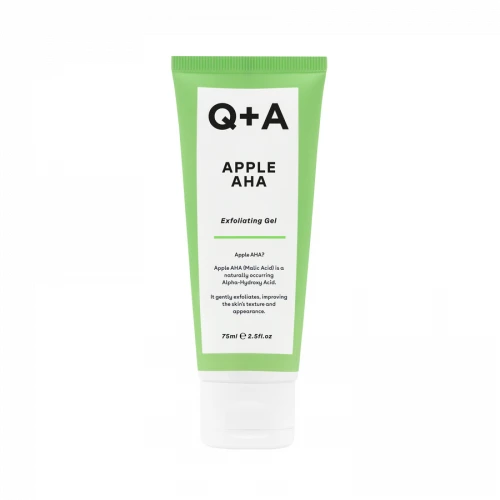 Отшелушивающий гель с кислотами для лица Q + A Apple AHA Exfoliating Gel 75ml 5060486261888