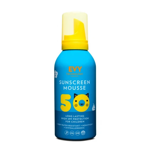
                Солнцезащитный мусс для детей и младенцев EVY Technology Sunscreen Mousse Kids SPF 50, 150 мл