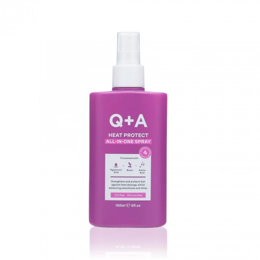 
                Термозащита для волос Q+A Heat Protect All-in-One Spray 150ml