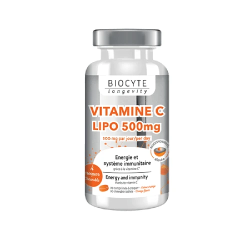 Biocyte Vitamine C A Croquer 500Mg Укрепляет организм во время сезонных изменений или во время периодической усталости, 30 капсул 17.LONVI06.6261870