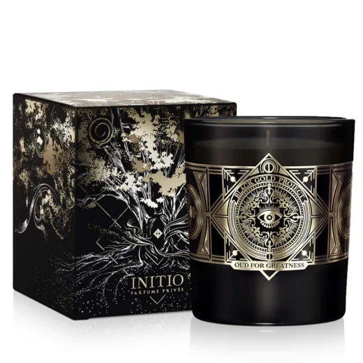 Ароматична свічка Initio Parfums Prives Oud for Greatness для чоловіків та жінок - scented candle 30 g