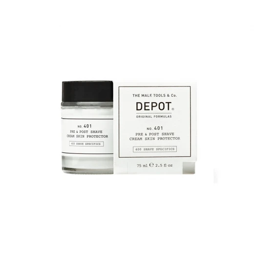 Depot 401 Крем защитный до и после бритья, 75 ml